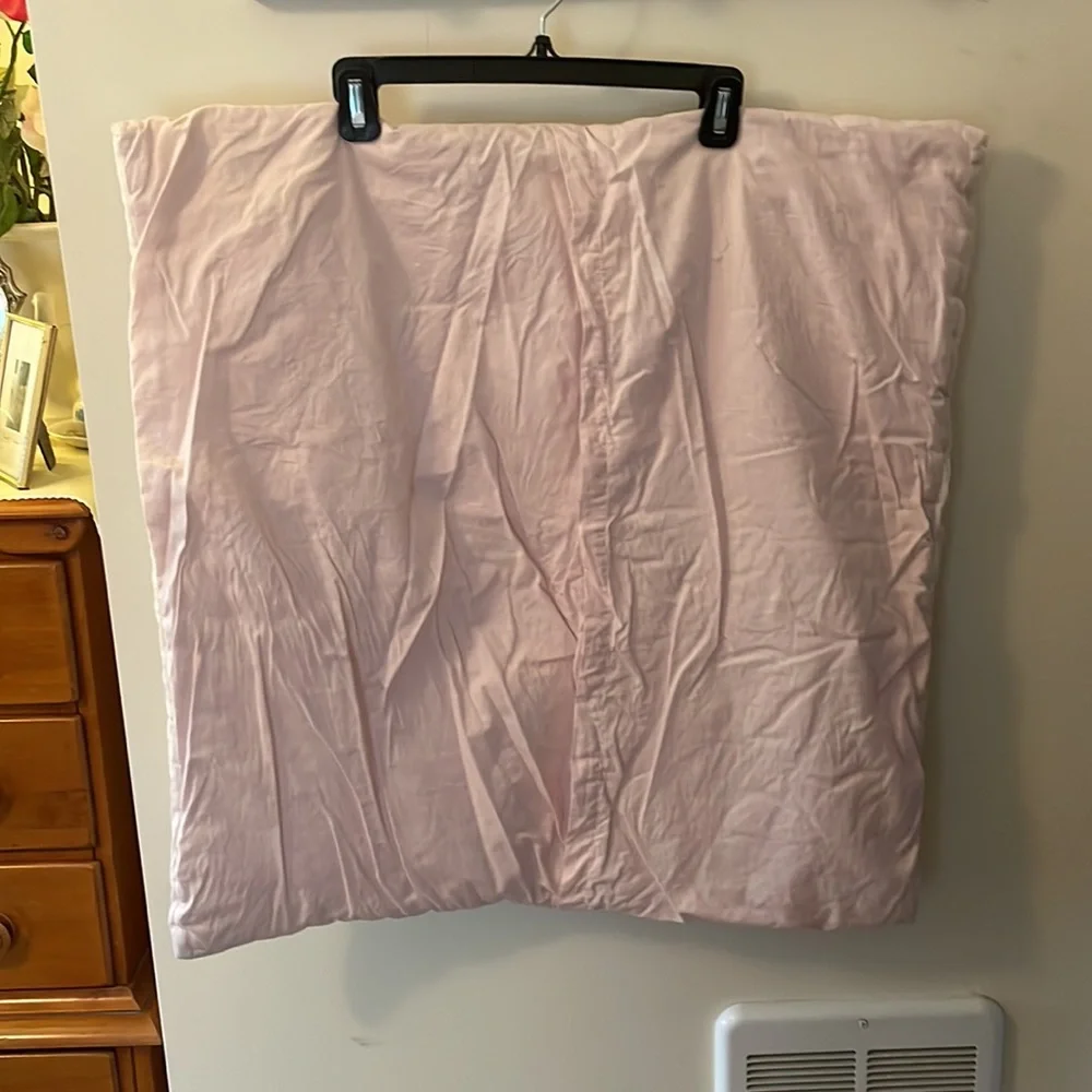 Set of 2 West elm blush euro sham pillow cases